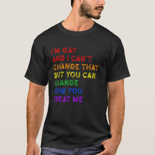 Gay Pride Equality LGBTQ+ Respect Message T-Shirt