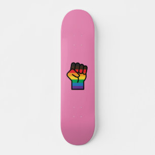 Gay Pride Fist Skateboard