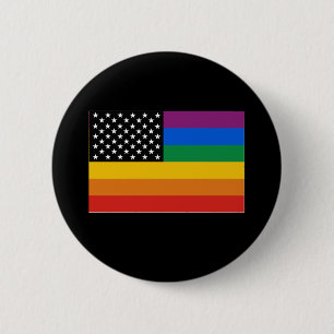 Gay Pride Flag 6 Cm Round Badge