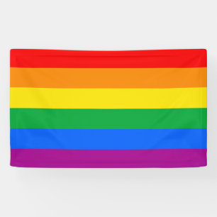 Gay Pride Flag Banner