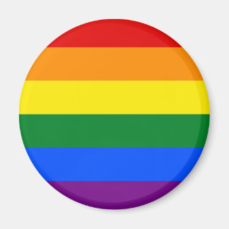 Gay Pride Flag Design Magnet