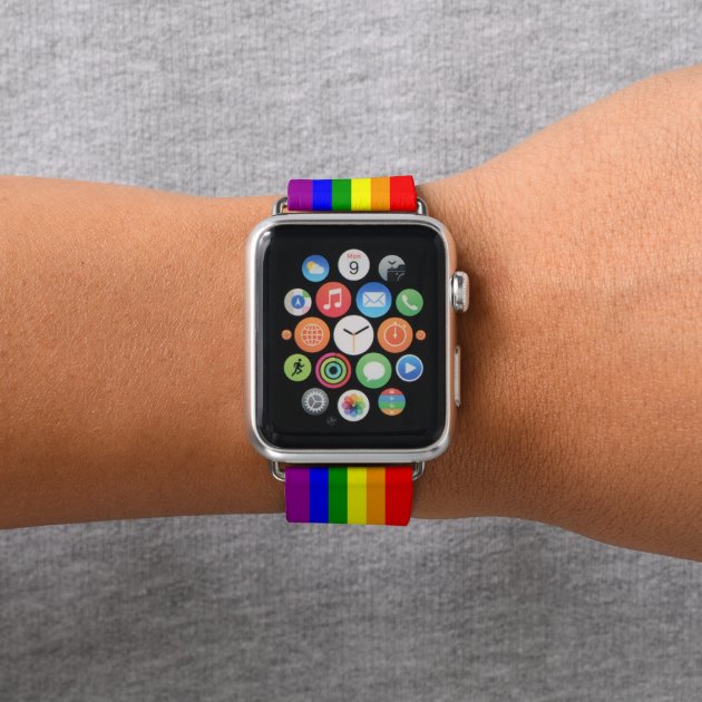 Gay Pride Flag Edition Apple Watch Band | Zazzle.co.uk