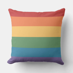 Gay Pride Flag Heathered Cushion