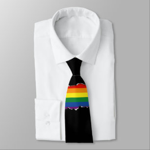 Gay Pride Flag Tie
