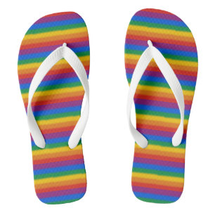 Gay Pride Flip Flops