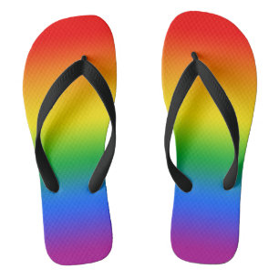 Gay Pride Flip Flops