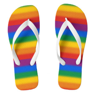Gay Pride Flip Flops