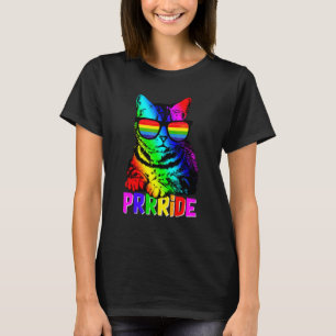 Gay Pride For Women Men Lgbt Daddy Cat Purride 1 T-Shirt