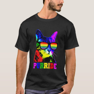 Gay Pride For Women Men Lgbt Daddy Cat Purride 2 T-Shirt