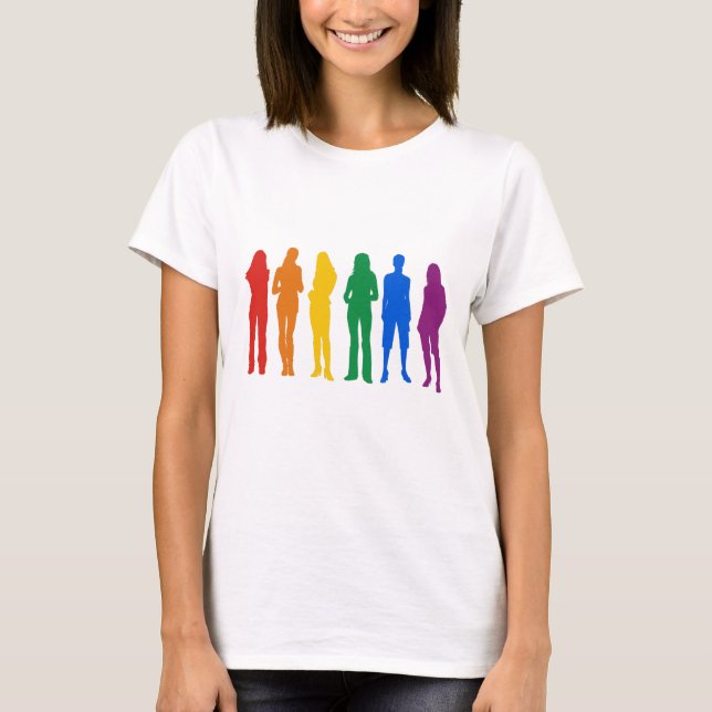 Gay Pride for Women T-Shirt (Front)
