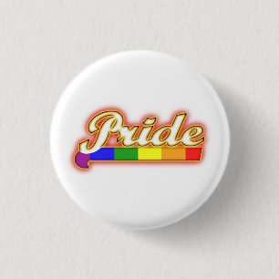 Gay Pride Glowing Pride 3 Cm Round Badge