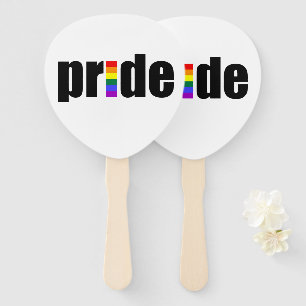 Gay Pride Hand Fan