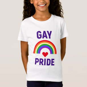 Gay Pride Heart & Rainbow T-Shirt