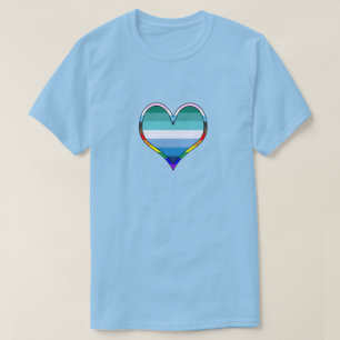 Gay Pride Heart T-Shirt