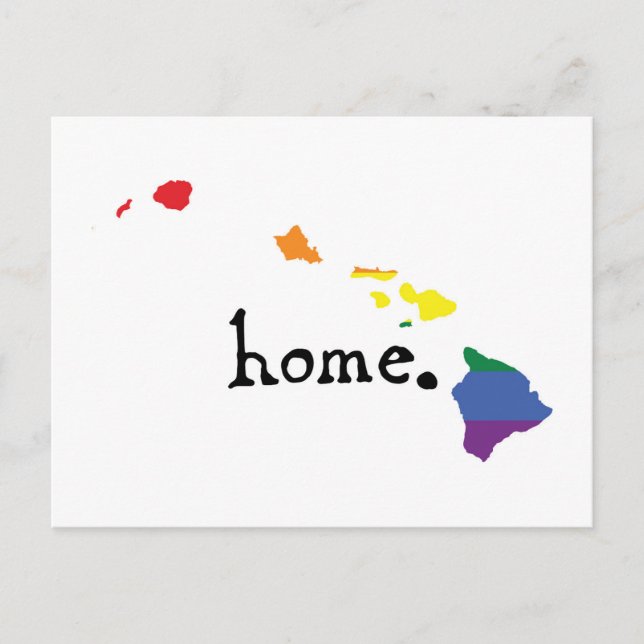 Gay Pride Home | Hawaii Postcard (Front)