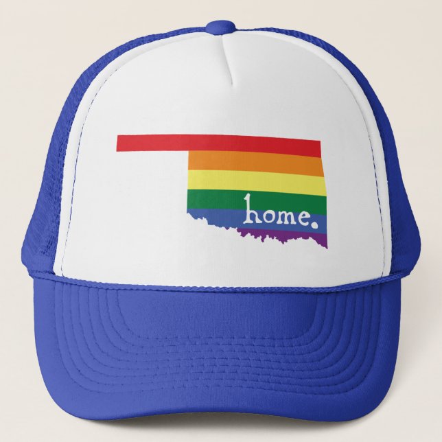 Gay Pride Home | Oklahoma Trucker Hat (Front)