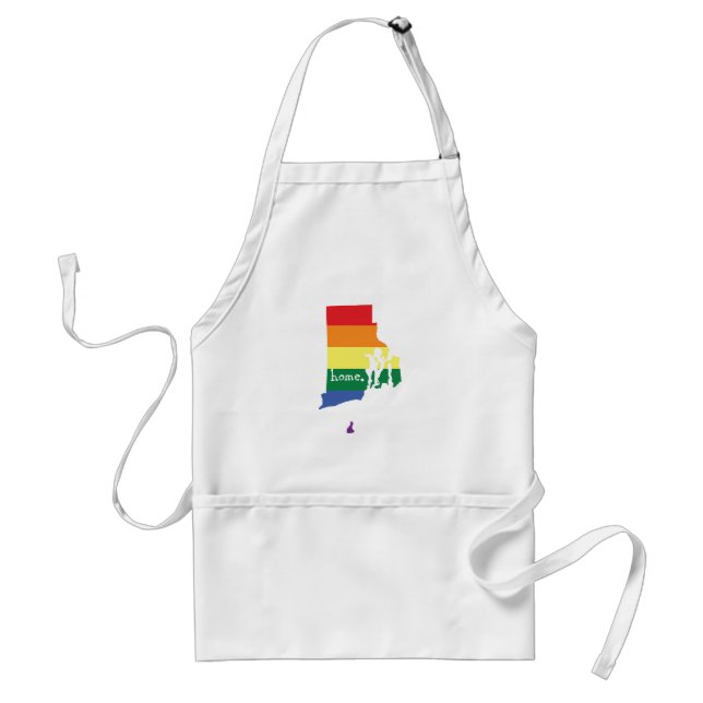 Gay Pride Home | Rhode Island Standard Apron (Front)