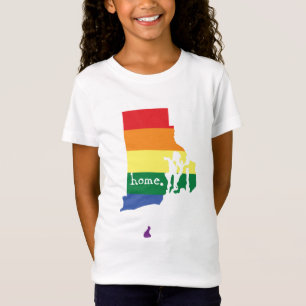 Gay Pride Home Rhode Island T-Shirt