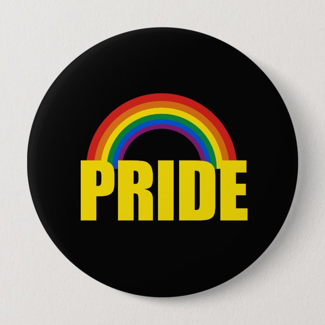 GAY PRIDE IMPACT PRIDE - .png 10 Cm Round Badge (Front)