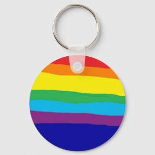 gay pride key ring