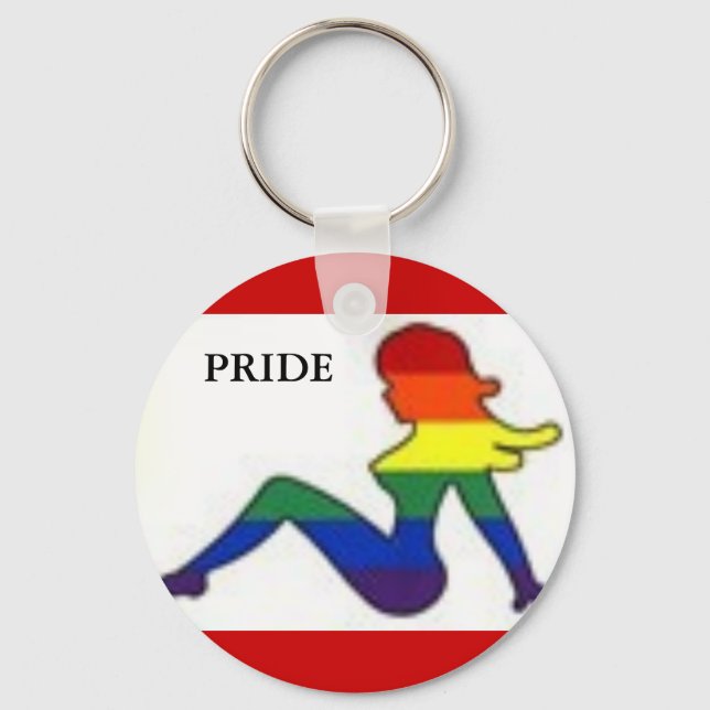 Gay Pride Key Ring (Front)
