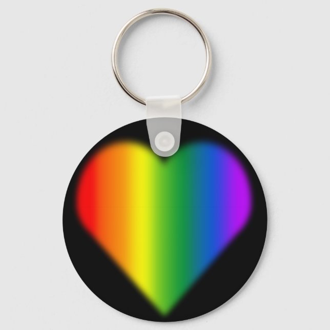 Gay Pride Keychain Rainbow Love Keychains & Gifts (Front)