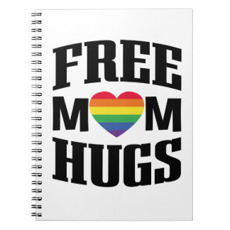 Gay Pride, LGBT Free Mum Hugs Notebook Journal