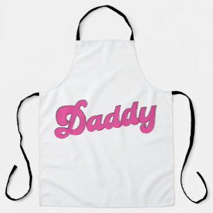 Gay Pride LGBT Pink Bear Gay Daddy  Apron