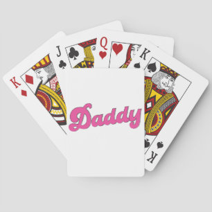 Gay Pride LGBT Pink Bear Gay Daddy Playing Cards