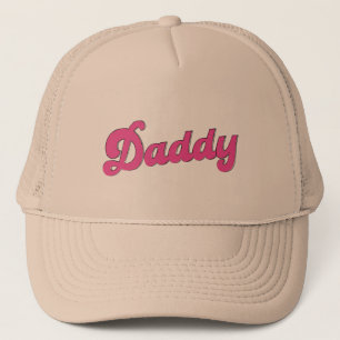 Gay Pride LGBT Pink Bear Gay Daddy Trucker Hat