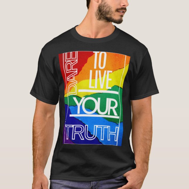 Gay Pride LGBTQ Mens  T-Shirt (Front)