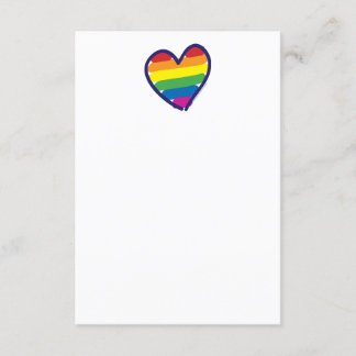 Gay Pride Love Heart Invitation