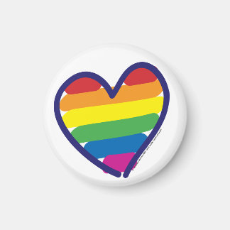 gay pride Love Hearts Magnet