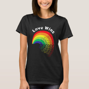 Gay Pride Love Wins Saying Lgbtq Equal Rights Sup T-Shirt