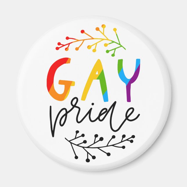Gay Pride Magnet (Front)