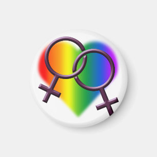 Gay Pride Magnets Lesbian Love Gay Women's Gifts