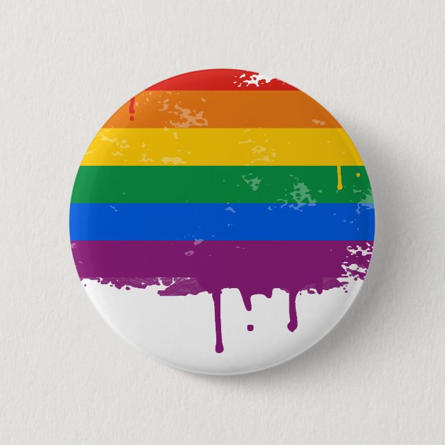 Gay Pride Merchandise 6 Cm Round Badge (Front)