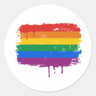 Gay Pride Merchandise Classic Round Sticker
