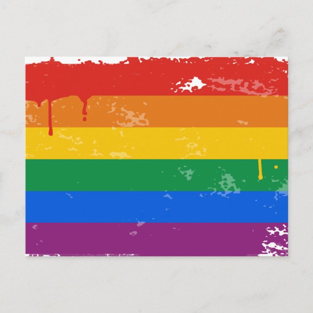 Gay Pride Merchandise Postcard (Front)