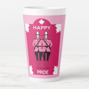 Gay Pride Month Canada Latte Mug