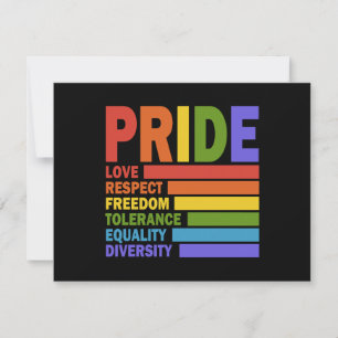 Gay Pride Month LGBT Invitation