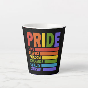 Gay Pride Month LGBT Latte Mug