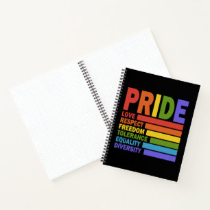 Gay Pride Month LGBT Notebook
