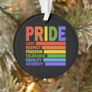 Gay Pride Month LGBT Ornament