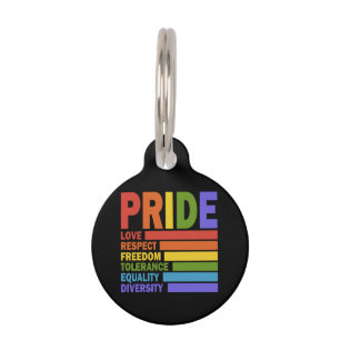 Gay Pride Month LGBT Pet Tag