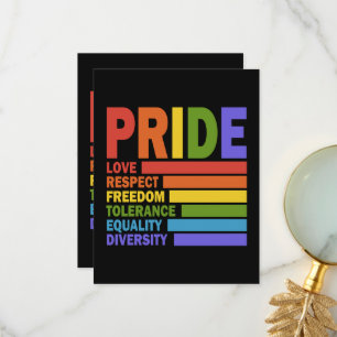 Gay Pride Month LGBT Thank You Card