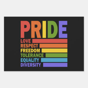 Gay Pride Month LGBT Wrapping Paper Sheet