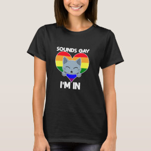 Gay Pride Month LGBTQ LGBT Rainbow Flag Lesbian Ca T-Shirt