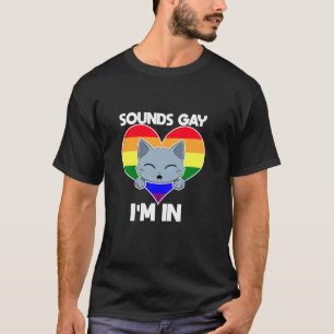 Gay Pride Month LGBTQ LGBT Rainbow Flag Lesbian Ca T-Shirt
