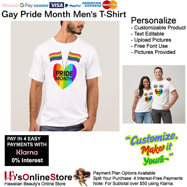 Gay Pride Month Men's T-Shirt (Gay Pride Month Men's T-Shirt.)